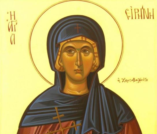 Feast day of Irene the Righteous of Chrysovalantou