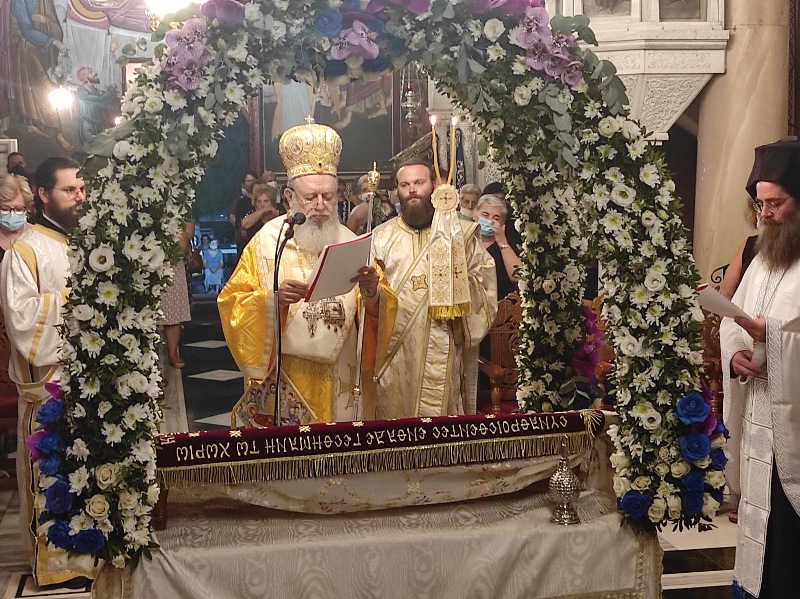 Προεόρτια Αγρυπνία στην Παναγία Φανερωμένη Νέας Αρτάκης