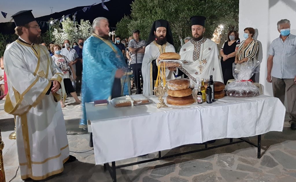 Πανηγυρικός Εσπερινός στην Παναγία της Κακιάς Σκάλας Αλιβερίου