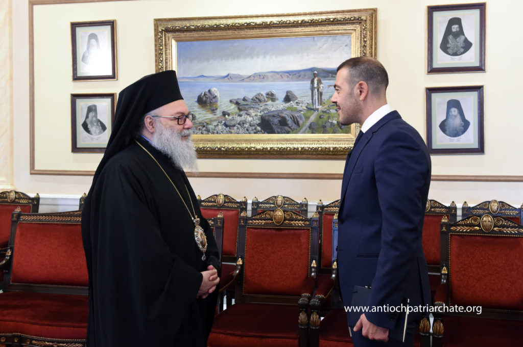 Στον Πατριάρχη Αντιοχείας ο νέος Πρέσβης της Σερβίας στην Συρία