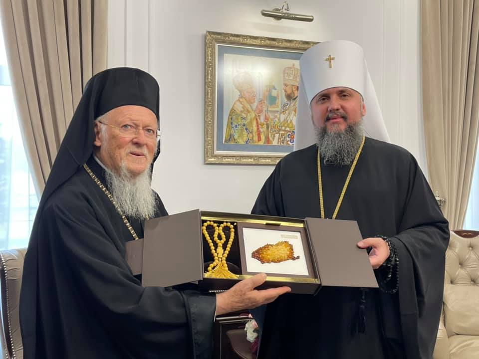 Συνάντηση Οικουμενικού Πατριάρχη με τον Μητροπολίτη Κιέβου