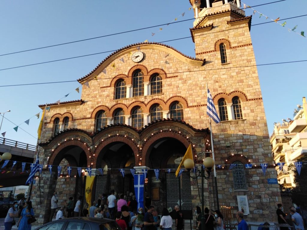 Άφατη κατάνυξη για την κεχαριτωμένη Μαρία στην Παναγία Κολοκυνθούς