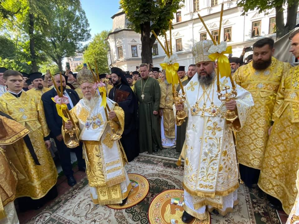 Κίεβο: Θεία Λειτουργία στον ιστορικό Ναό της Αγίας Σοφίας