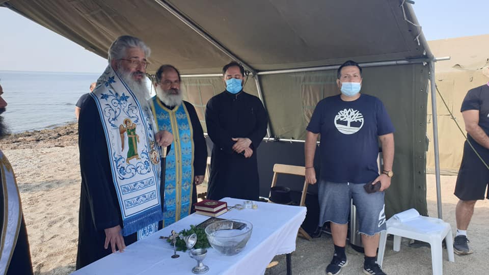 Αγιασμός στα γυρίσματα της ταινίας “Πέντε 5” – Ολοκαύτωμα Σαμοθράκης