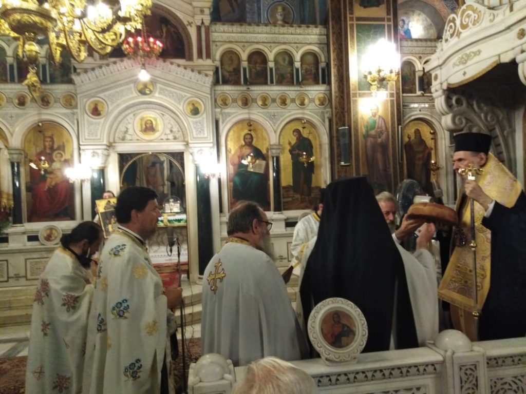 Ηθικός αίνος, για την εορτή της χαριτόβρυτης Τιμίας Ζώνης της Παναγίας, στον ομώνυμο Ναό της Κυψέλης!