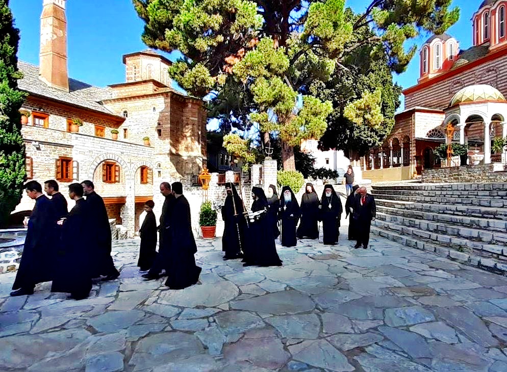 Το Άγιον Όρος εόρτασε την Παναγία Μητέρα: Εικόνες απο τις Μονές Βατοπαιδίου, Ιβήρων, Σιμωνόπετρας και Ξενοφώντος