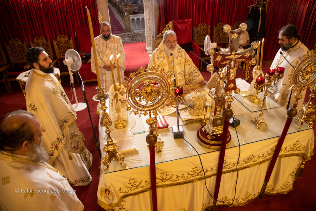 Ο Βρεσθένης Θεόκλητος στον Ι.Ν. Αγίου Δημητρίου Θεσσαλονίκης