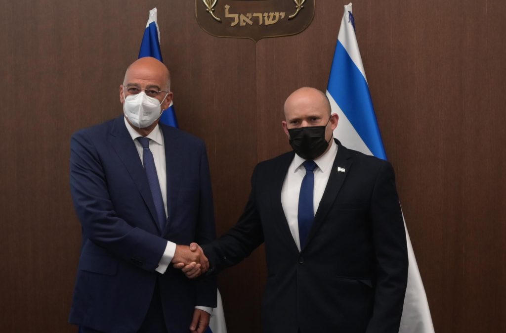 Συνάντηση Ν. Δένδια με τον Πρωθυπουργό του Ισραήλ