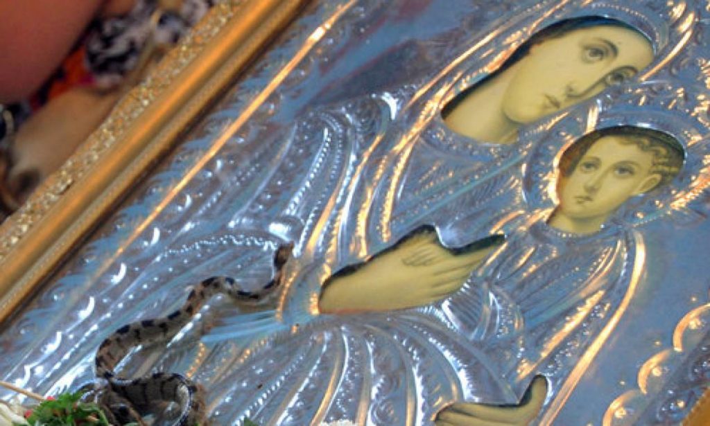 Τα φιδάκια της Παναγίας