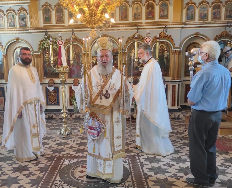 Η εορτή της Κοιμήσεως της Θεοτόκου στην πυρόπληκτη Εύβοια