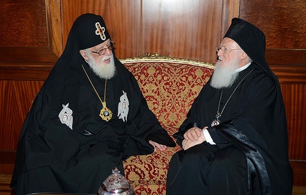 Ευχές του Οικουμενικού Πατριάρχη στον Πατριάρχη Γεωργίας