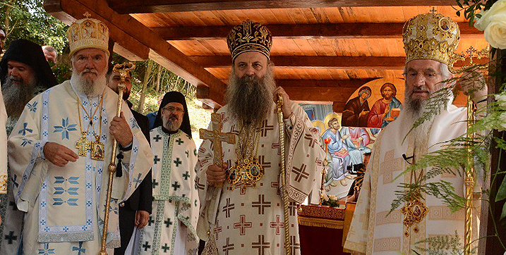 Patriarch Porfirije clebrated in the church of the Holy Despot Stefan in Babe