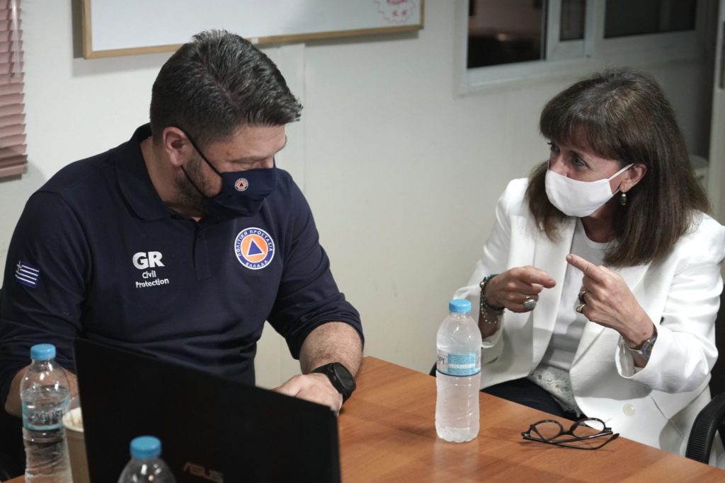 Η ΠτΔ στο Συντονιστικό Κέντρο της Πυροσβεστικής