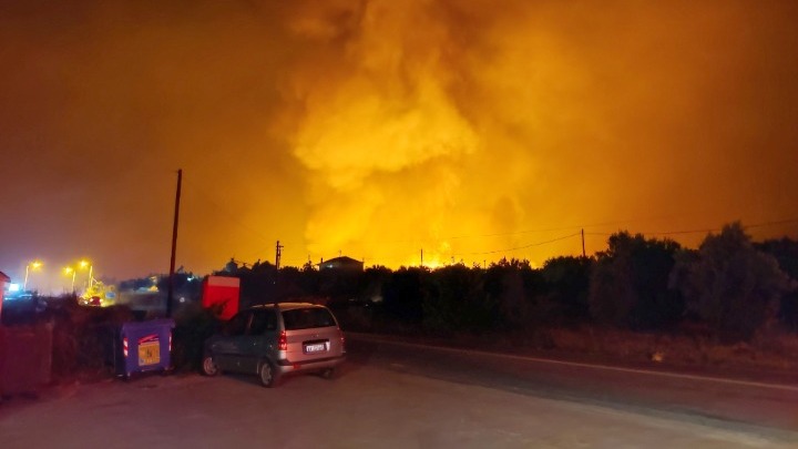 Major wildfires erupt across Greece