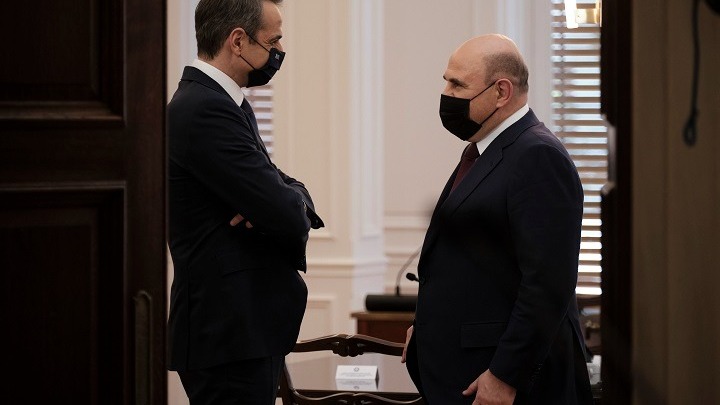 Τηλεφωνική επικοινωνία Μητσοτάκη-Μισούστιν