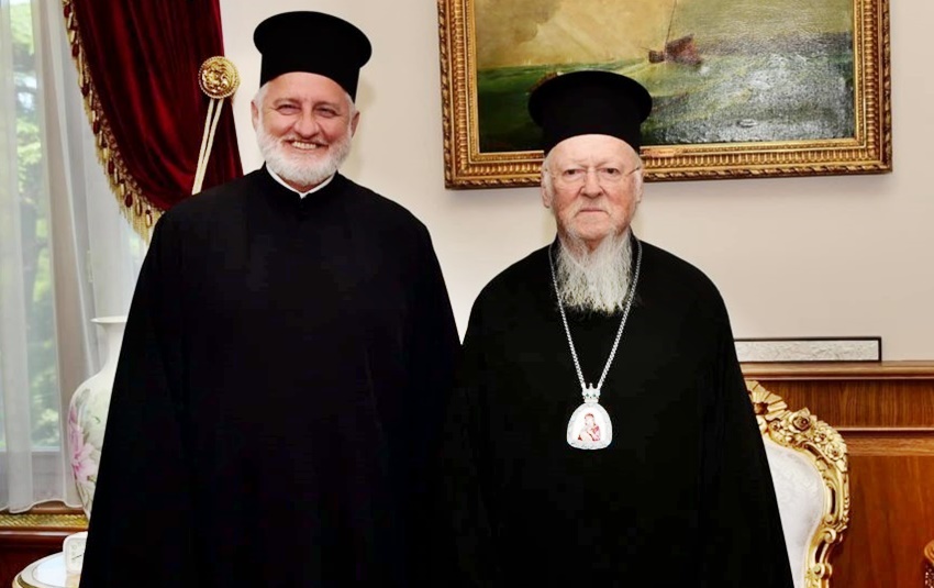 Συνάντηση Πατριάρχου με τον Αρχιεπίσκοπο Αμερικής