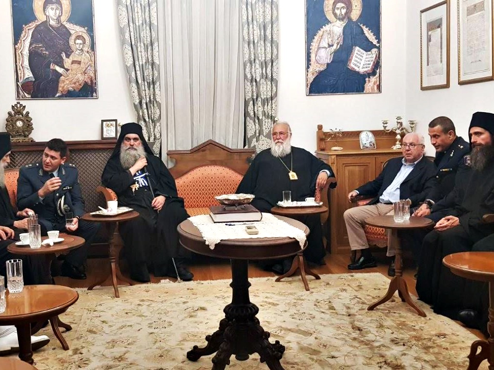 Ο Μητροπολίτης Κερκύρας στο Άγιον Όρος (ΦΩΤΟ)