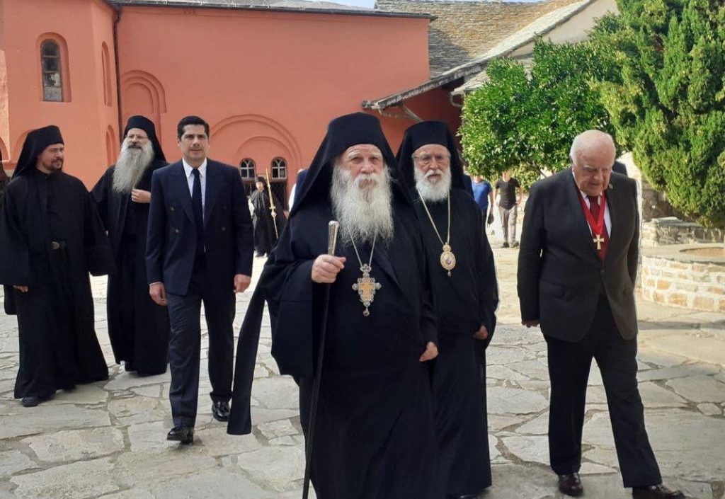 Ο Μητροπολίτης Μαντινείας στο Άγιον Όρος (ΦΩΤΟ)