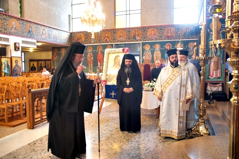 Ο Αρχιεπίσκοπος Κύπρου στον Τίμιο Πρόδρομο Λευκωσίας