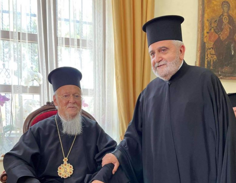 Ευχές Μητροπολίτη Γέροντος Δέρκων στον Οικουμενικό Πατριάρχη