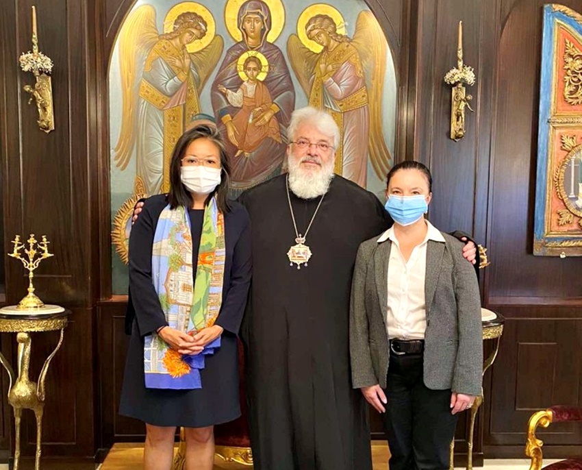 Αξιωματούχοι των Η.Π.Α. στον Μητροπολίτη Διδυμοτείχου