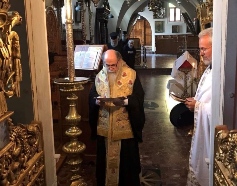 Δέηση για τους πυρόπληκτους από τον Πατριάρχη Ιεροσολύμων