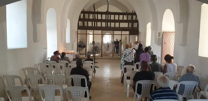 Θεία Λειτουργία στο ναό που άλλοτε έσφυζε από ζωή