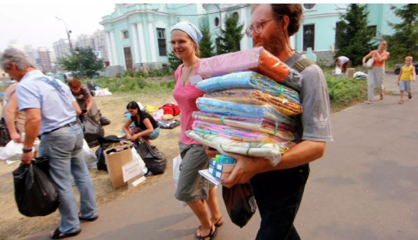 Κέντρα Ανθρωπιστικής Βοήθειας σε 35 περιοχές της Ρωσίας