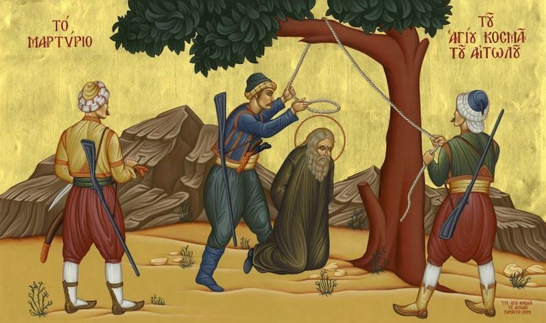 24 Αυγούστου: Εορτάζει ο Άγιος Κοσμάς ο Αιτωλός