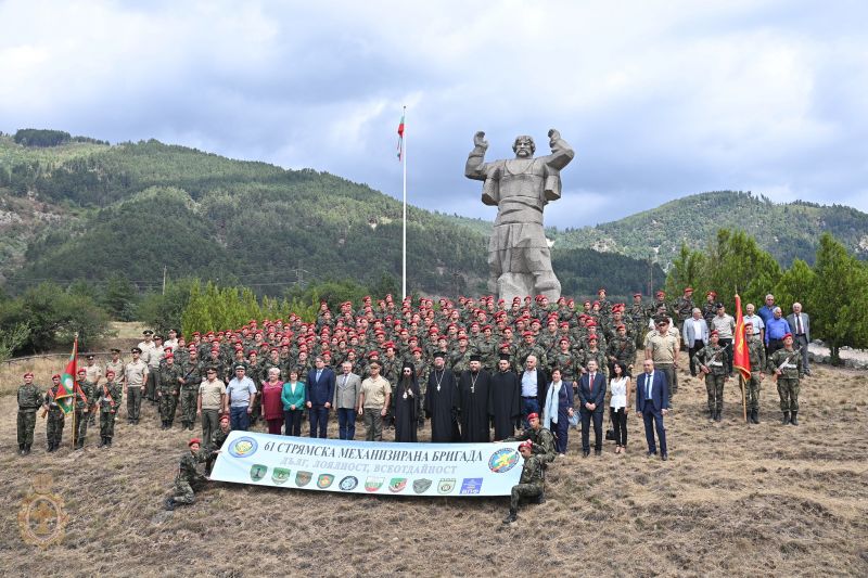 Τελετή ορκωμοσίας στην 61η Ταξιαρχία Μηχανικού του Βουλγάρικου Στρατού