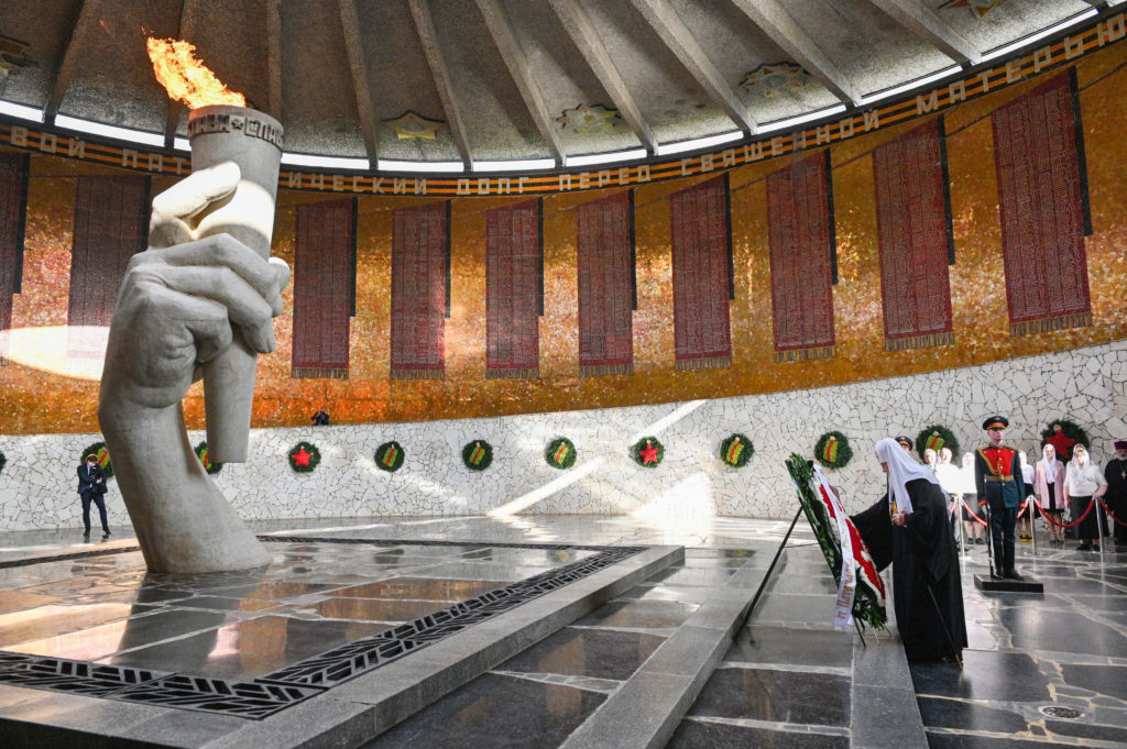 Ο Πατριάρχης Μόσχας στο Μουσείο της «Μάχης του Στάλινγκραντ»