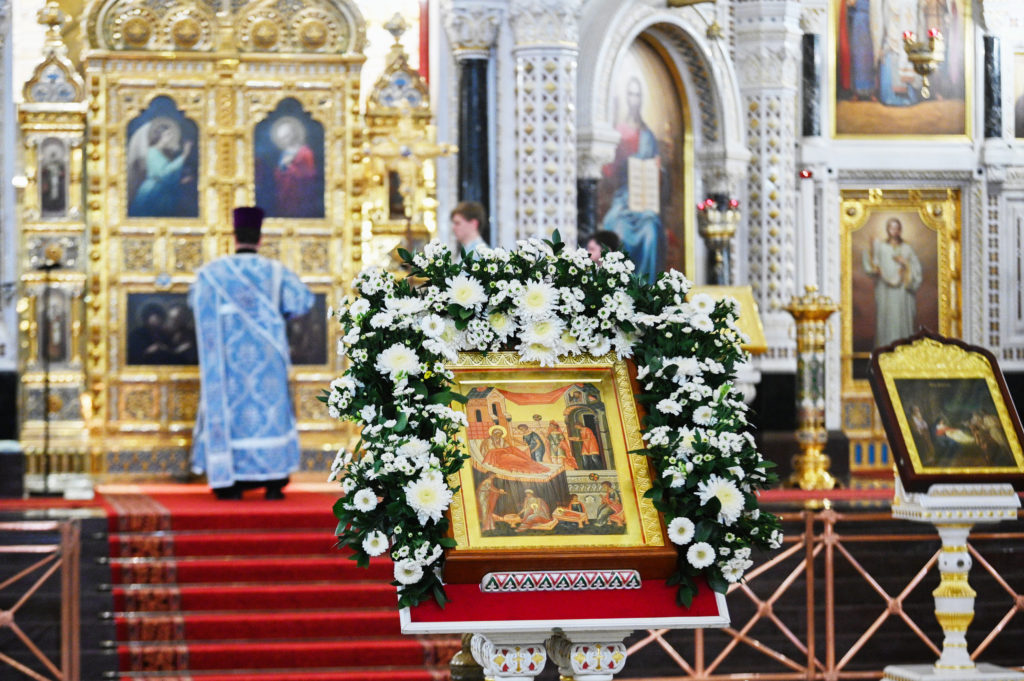 Μόσχα: Αγρυπνία για το γενέθλιο της Θεοτόκου