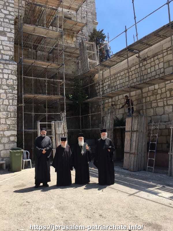 THE LAUNCH OF THE RENOVATION PROJECT AT THE HOLY MONASTERY OF PROPHET ELIJAH IN JERUSALEM