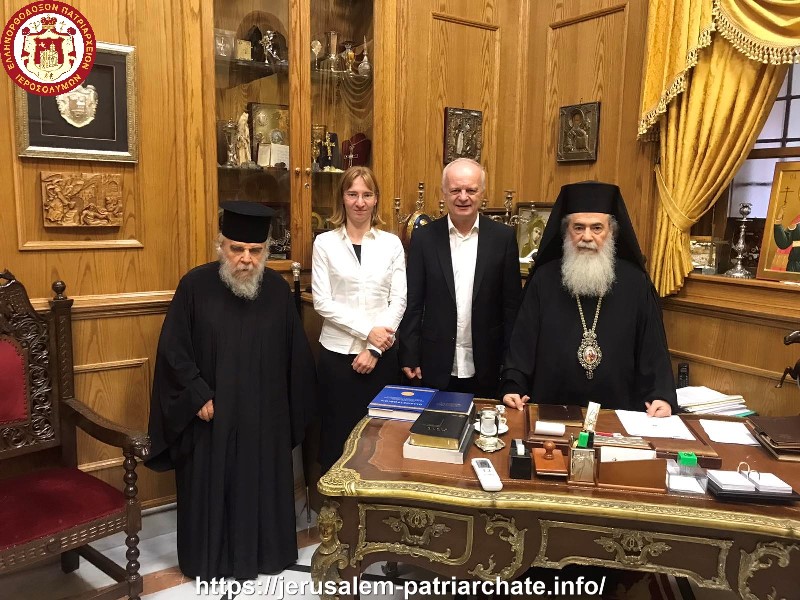 زيارة عالم الآثار البروفيسور الدكتور ديتر فيوجر للبطريركية