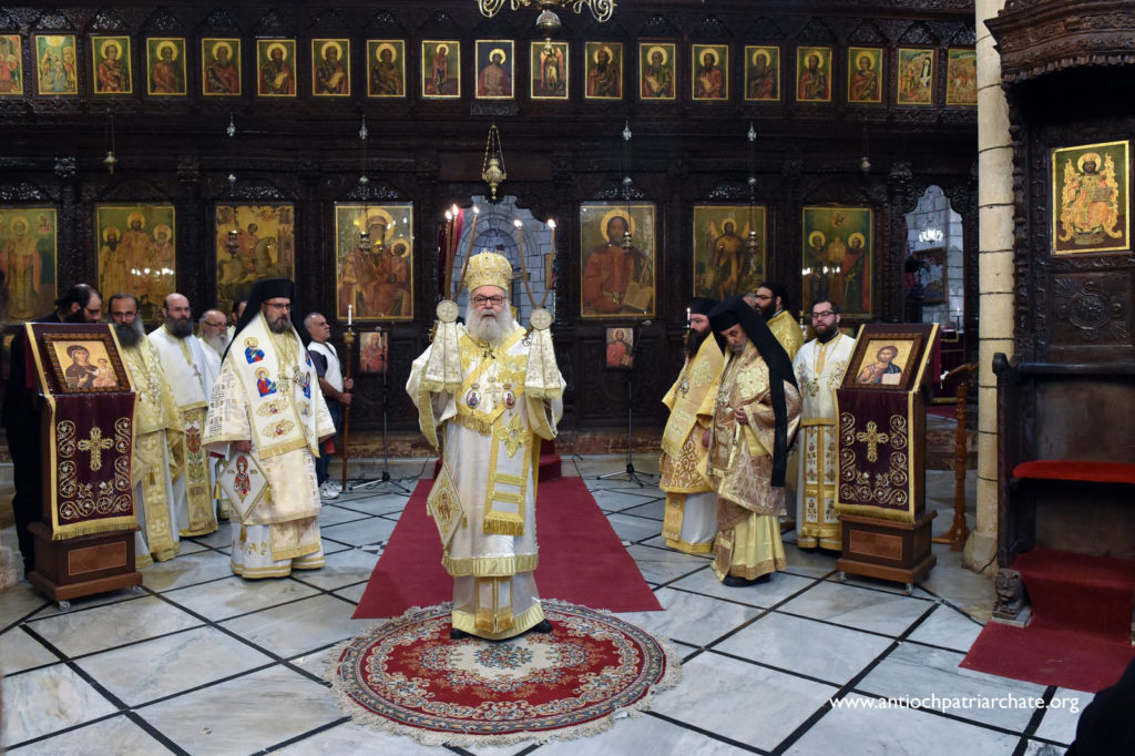 Ο Πατριάρχης Αντιοχείας στη Μονή του Αγίου Γεωργίου