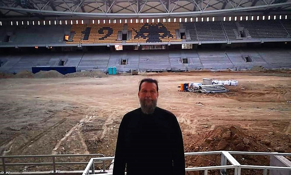 Στο νέο γήπεδο της ΑΕΚ ο Μητροπολίτης Νέας Ιωνίας