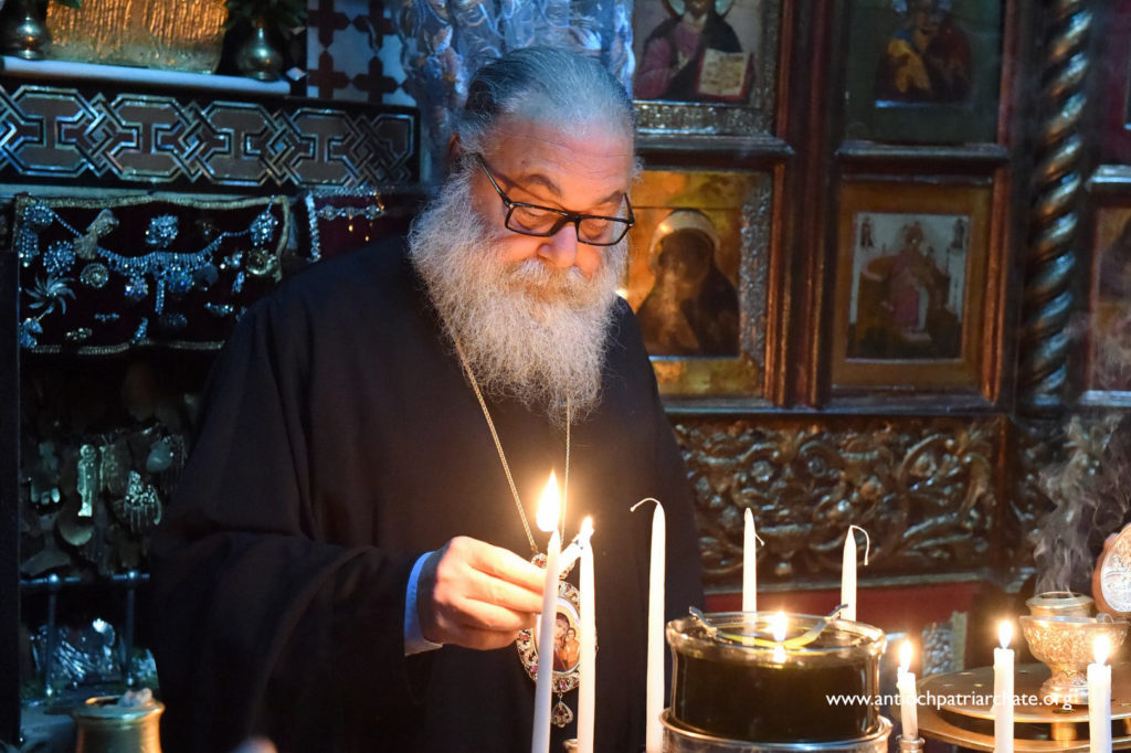 زياح وصلاة الغروب بمناسبة عيد ميلاد السيّدة والدة الإله في دير سيّدة صيدنايا البطريركي. ٧ أيلول ٢٠٢١