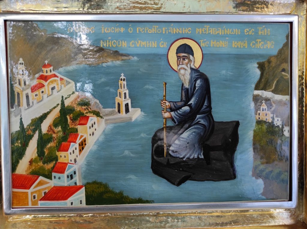 Χειροθεσία ιεροψάλτη σε εορτάζον ναό στη Σύμη