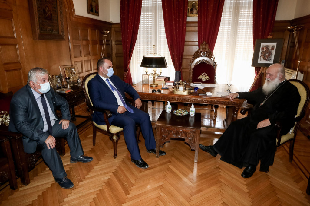 Στον Αρχιεπίσκοπο οι Δήμαρχοι Γορτυνίας και Μεγαλοπόλεως