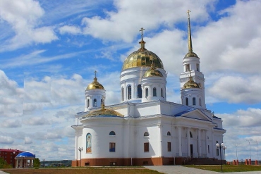 Глава Казахстанского митрополичьего округа совершил великое освящение новопостроенного Воскресенского кафедрального собора г. Кокшетау