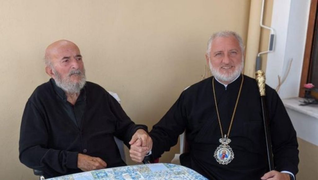 Archbishop Elpidophoros Visits Metropolitan Penteleimon