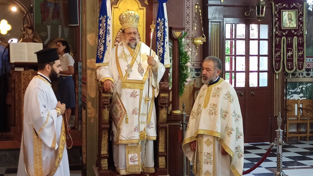 Στον Ι.Ν. Γενεθλίου Θεοτόκου Κορώνης ο Μητροπολίτης Μεσσηνίας