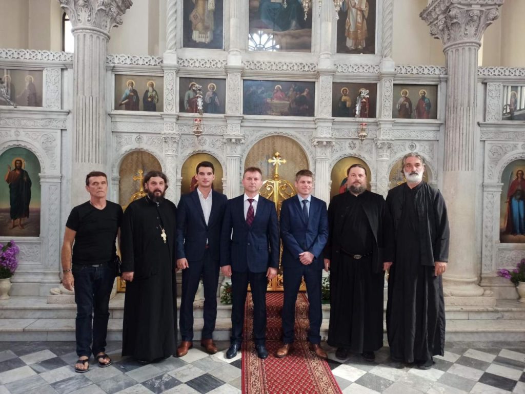 Арно Гујон посјетио Цркву Св. архангела Михаила на Белависти