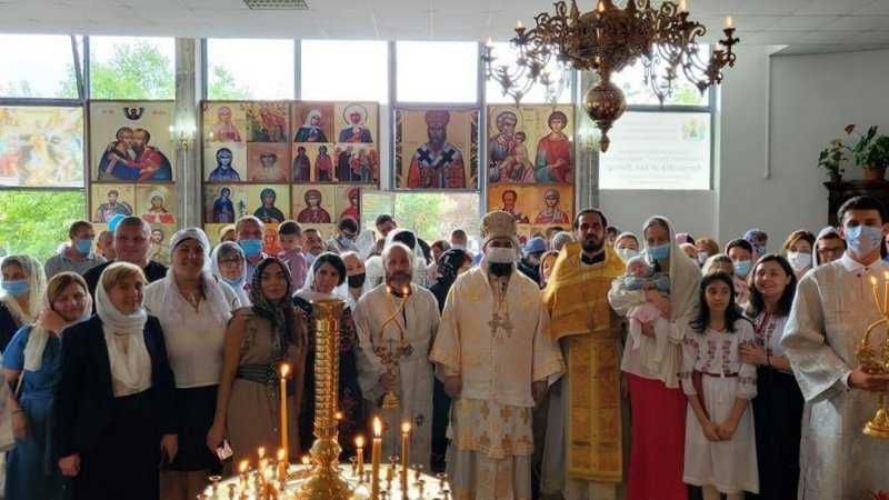 Italia: PS Atanasie de Bogdania a slujit la unica parohie din diaspora ocrotită de Sf. Dionisie Erhan