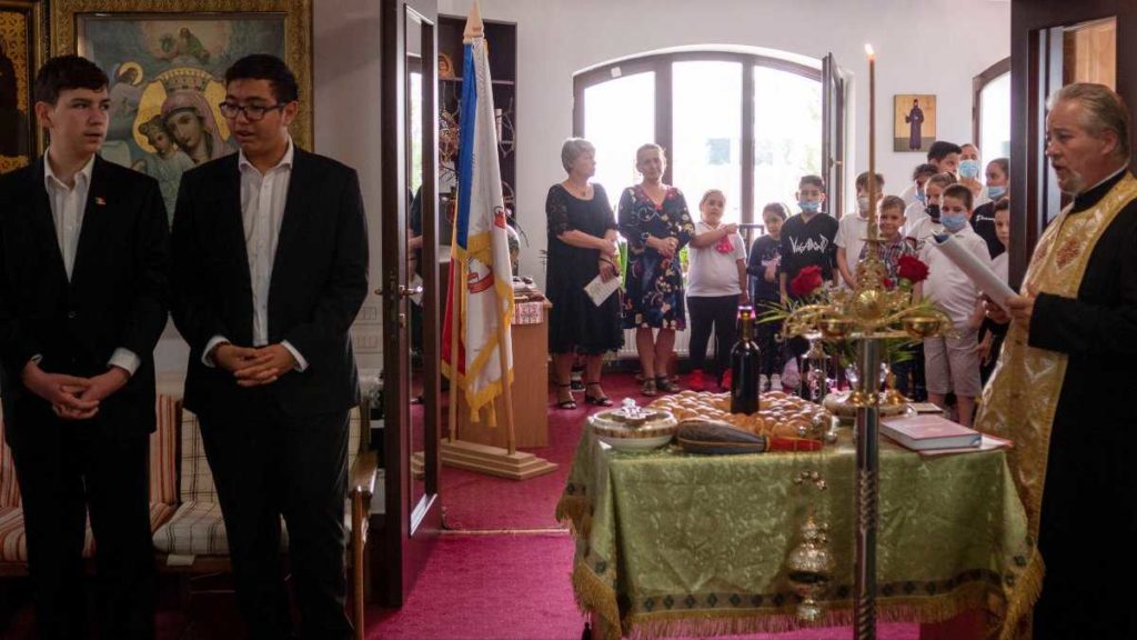 Αγιασμός σε κοινωνικό κέντρο της Αρχιεπισκοπής Βουκουρεστίου