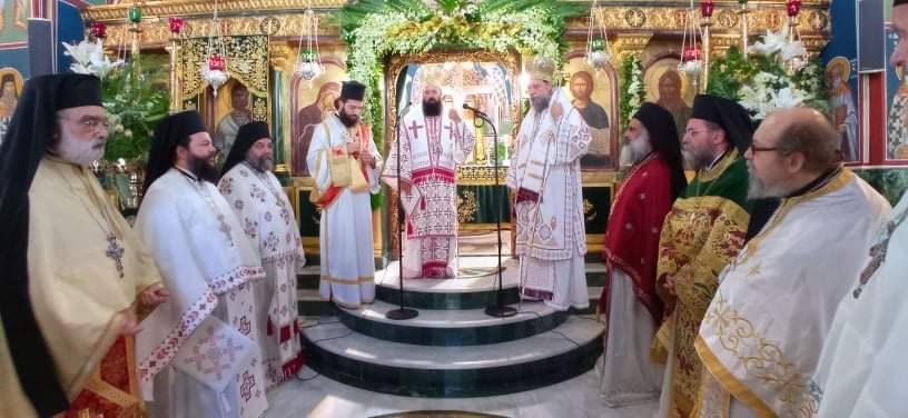 Γιορτή του Αγίου Ευσταθίου στον πανηγυρίζοντα ναό της Νέας Ιωνίας