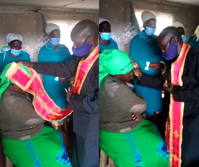 Ευλογημένη επίσκεψη σε μία ασθενή στο Νιέρι