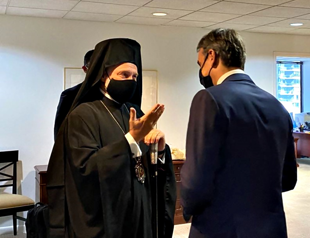 Η συνάντηση Μητσοτάκη με τον Αρχιεπίσκοπο Αμερικής στον απόηχο της αναταραχής (ΦΩΤΟ + ΒΙΝΤΕΟ)