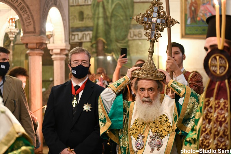 Elevation of the Venerable and Life-Giving Cross celebrated in Jerusalem, based on Julian calendar