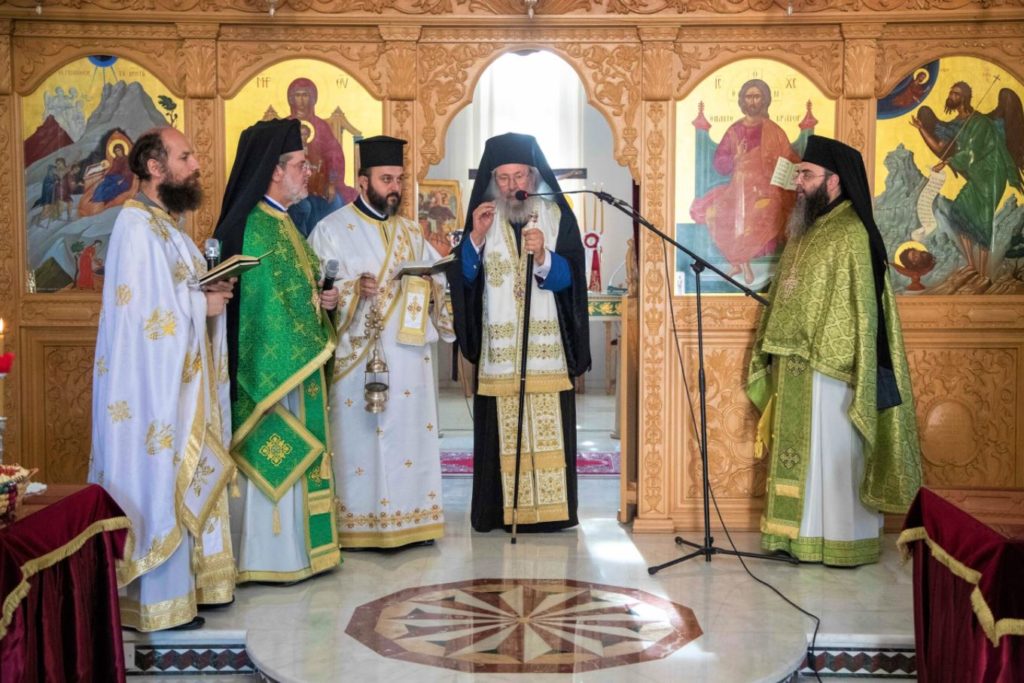 Στη γενέτειρα του ο Αρχιεπίσκοπος Κύπρου για το μνημόσυνο των γονέων του